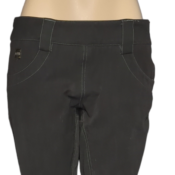FITS Equestrian Horse Riding Black Pants Size Big L - Picture 15 of 16